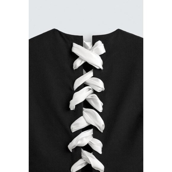 ZARA CONTRAST POPLIN PLAYSUIT HARRY LAMBERT FOR ZARA X DISNEY - Picture 5 of 5